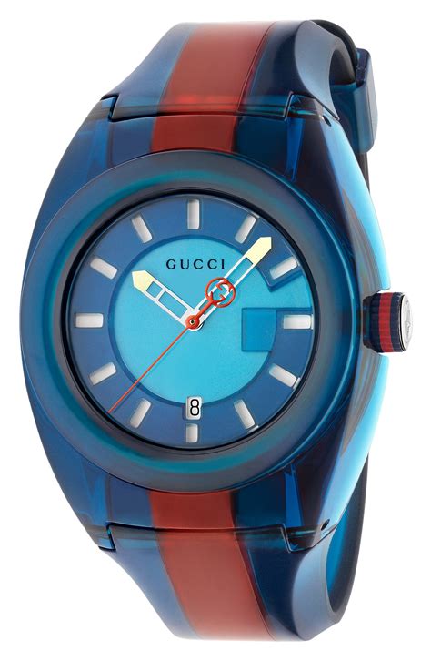 gucci sync watch replica|gucci watch with rubber strap.